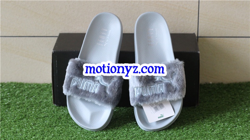 Puma Leadcat Fenty Fur Slide Grey